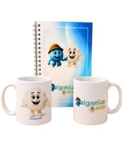Kit Caneca + Agenda Nuvem Pipoca